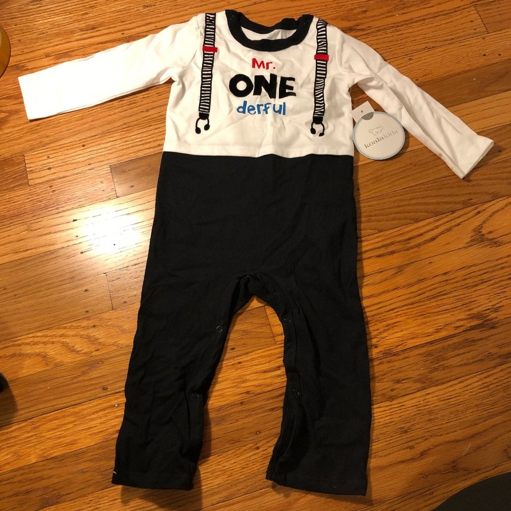NWT Mr. ONEderful Onesie 12-18Month